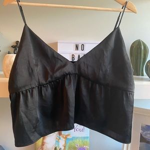 Little moon (Aritzia) cropped blouse